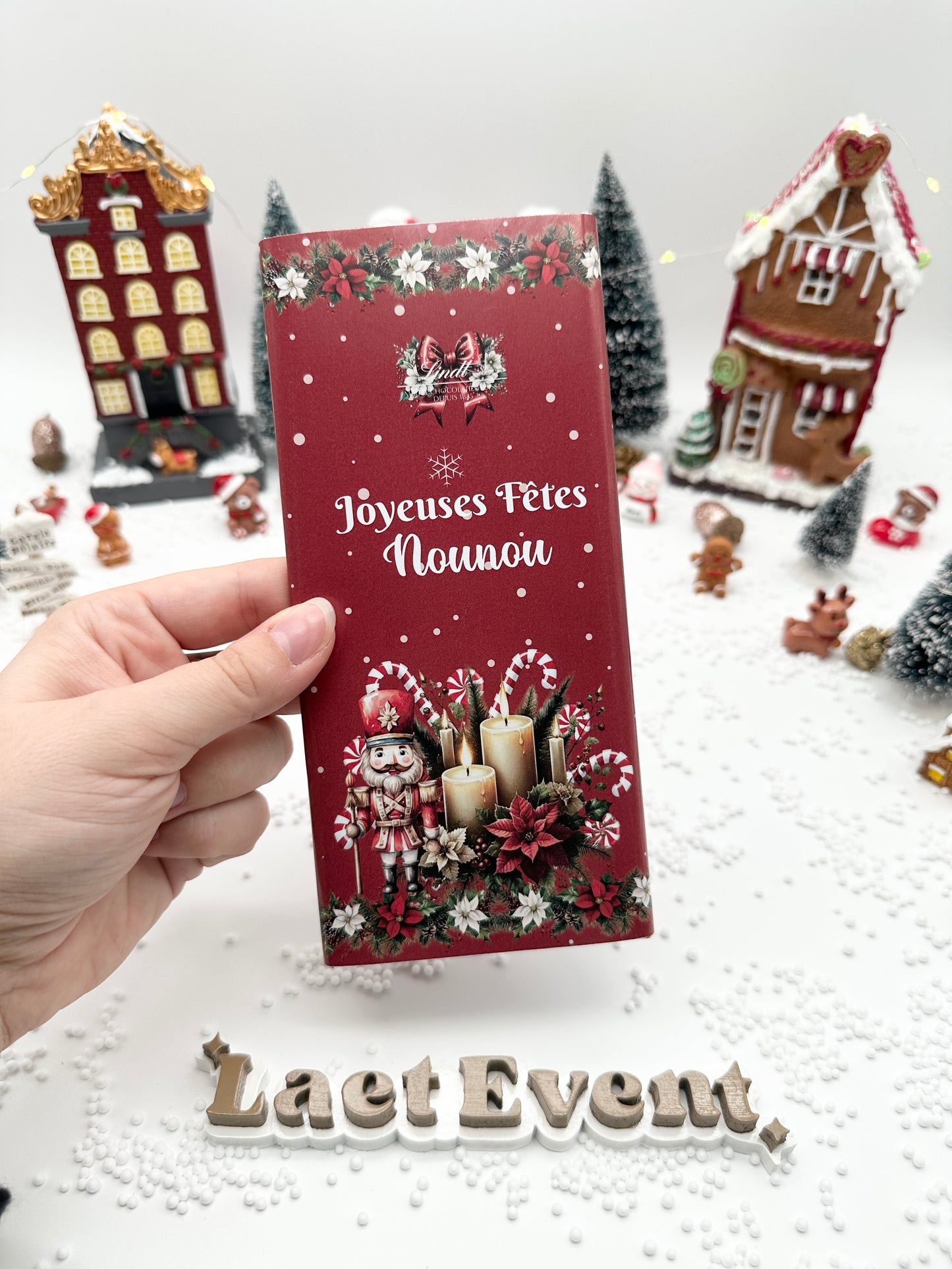 Tablette de Chocolat au Lait - Casse Noisette & Les Délices de Noël