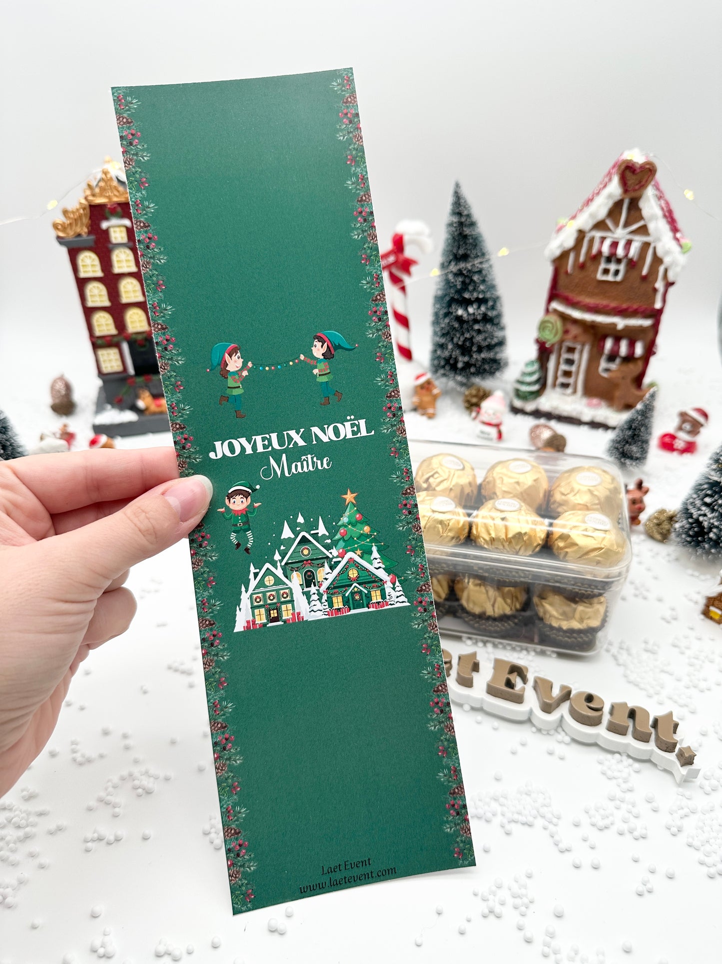 Étiquette pour Ferrero Rocher - Le Village des Lutins