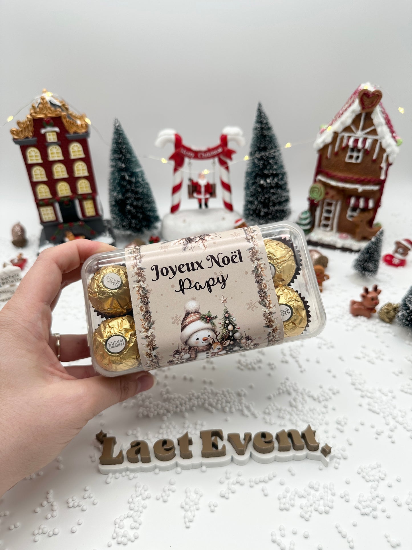 Boîte de Ferrero Rocher x16 - Féérie d’Or & de Flocons
