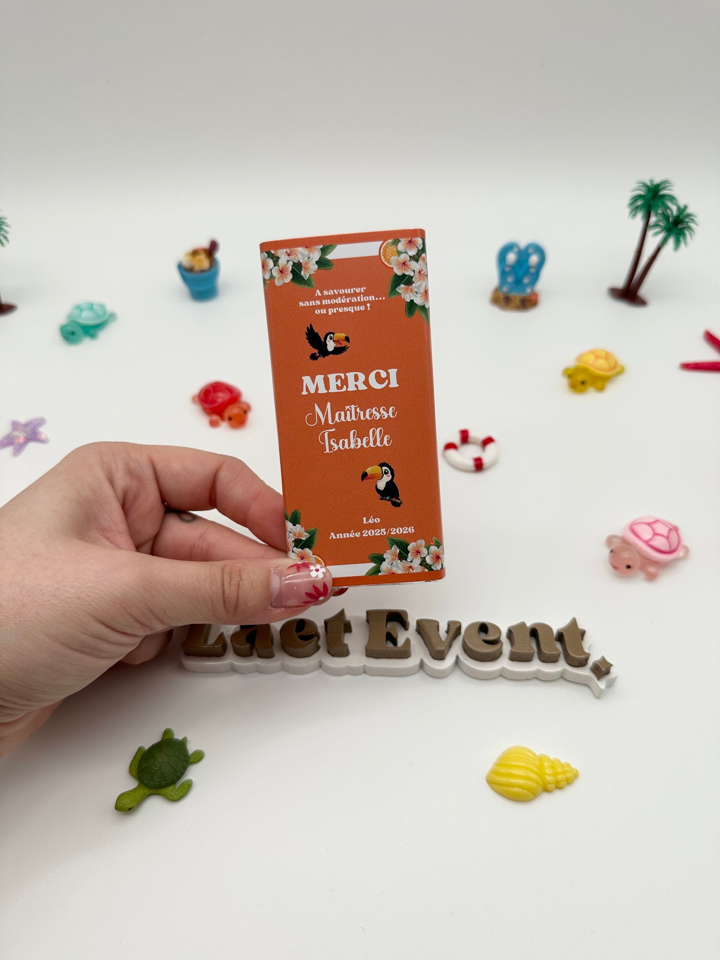 Mini Tablette de Chocolat - Évasion Tropicale