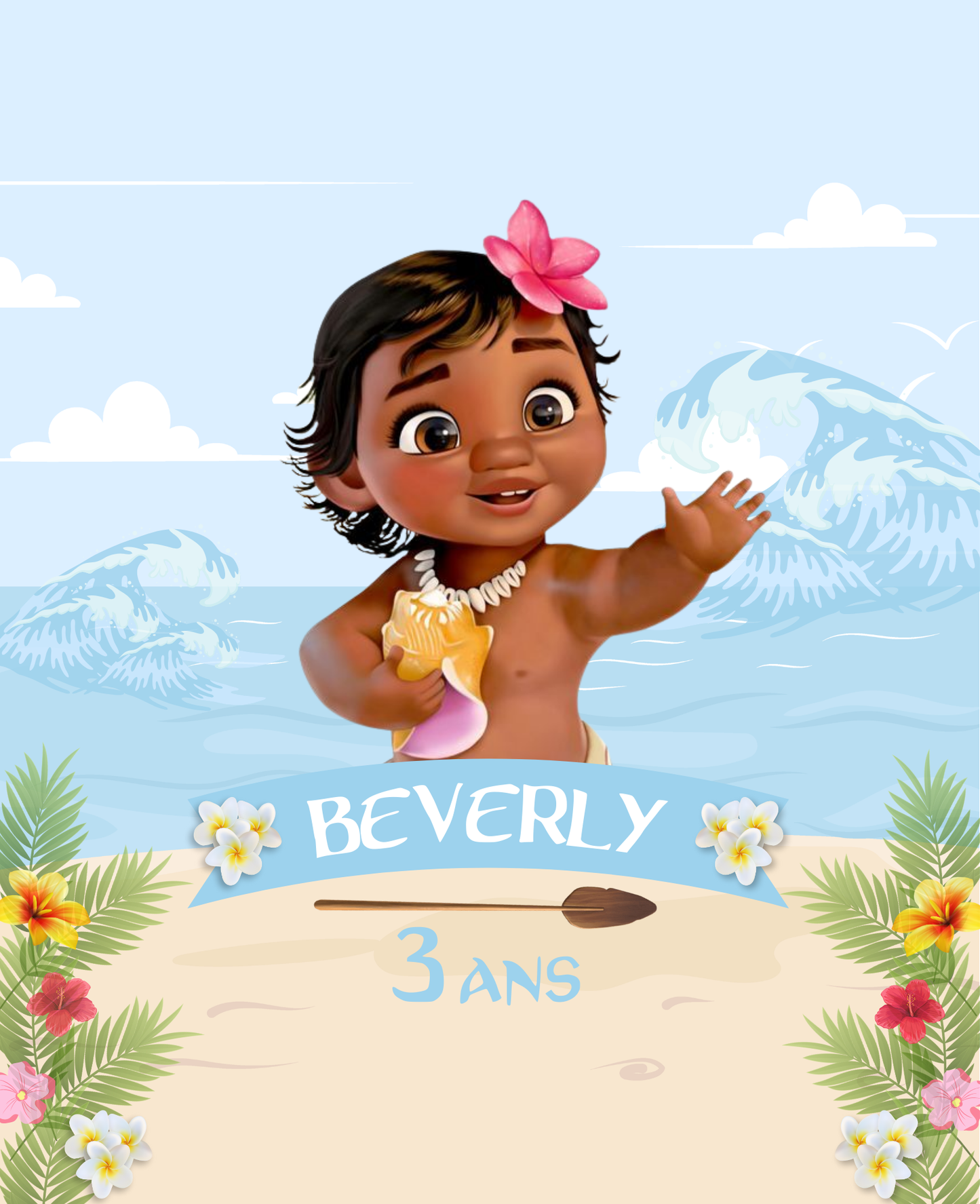 Baby Vaiana Pastel