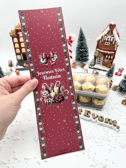 Étiquette pour Ferrero Rocher - Casse Noisette & Les Délices de Noël