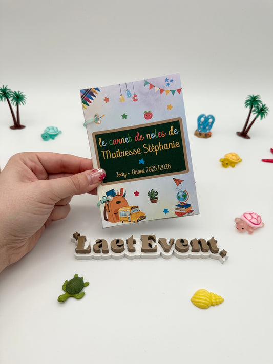 Carnet de Notes - Entre Cahiers & Sourires
