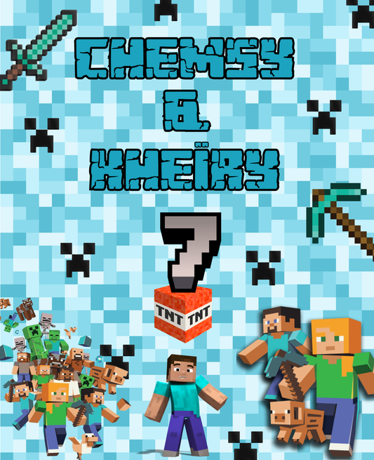 Minecraft Bleu