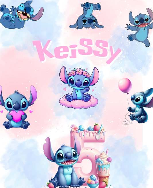Stitch Rose & Bleu