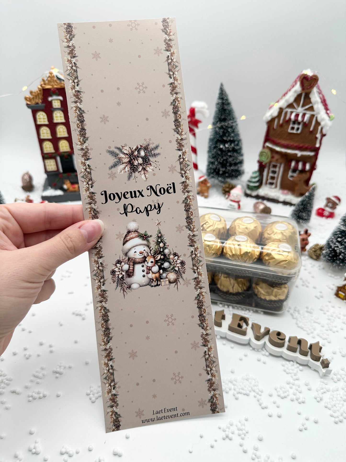 Étiquette pour Ferrero Rocher - Féérie d’Or & de Flocons
