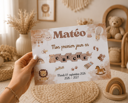 Affiche Crèche - Fichier PDF - Mixte